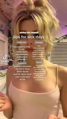 Sick Day Tips, Giffany Gravity Falls, Social Life Hacks, Smink Inspiration, Girl Advice, Stuffy Nose