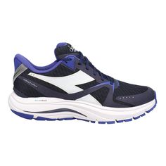 Mythos Blushield 8 Vortice are men's running shoes made of air mesh nylon upper. Midsole of light EVA with Blushield technology all over the foot area; outsole of blown flexoft at the front, wear-resistant Duratech 5000 compound at the heel. $99.95 Sneakers Athletic, Shoes Running, Blue Sneakers, Man Running, Running Shoes For Men, Blue Man, Running Shoes, Athletic Shoes, Men's Shoes