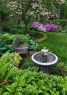 the instagram page shows an image of a garden with flowers and benches in it