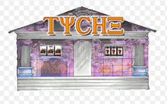 an image of a store front with the word tyche on it