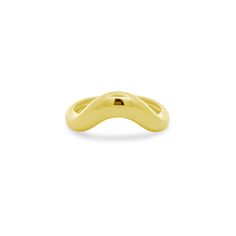 A gold wavy ring is an elegant piece of jewelry featuring a fluid, undulating design that mimics the gentle curves of waves. Available in 14K yellow gold, this is the perfect ring to wear solo or stack with another wavy favorite. :) 14k Gold Wavy Rings, Minimalist 14k Gold Wavy Ring, Minimalist Yellow Gold Wavy Ring, Minimalist Curved Yellow Gold Ring, Elegant Yellow Gold Wavy Rings, Minimalist Wavy Yellow Gold Ring, Gold Curved Rings With Polished Finish, Modern Curved Yellow Gold Ring, Elegant Gold Wavy Rings