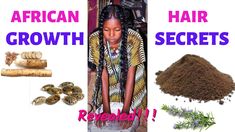 African herbs for hair growth promote length. Best natural remedies & homemade herbal oil growth recipes, vitamins & Ambunu herbs for thickness, look... African Hair Growth, Hair Manifestation, Grow Black Hair, Growing Long Natural Hair, Growing Long Hair Faster