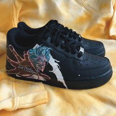 Bleach Air Force 1 Custom Custom Nike Shoes Air Force Anime, Customising Shoes, Shoes Nike Air Force, Air Force 1 Shoes, Nike Shoes Air Force