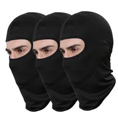 PRICES MAY VARY. 【Premium Fabric】 Made from high quality breathable, lightweight composite: 100% polyester, giving it elasticity, while remaining soft and silky to the touch as it brings comfy. 【Multiple Wearing Methods】Can be worn as opened or closed balaclavas, face masks, neck gaiters, scarfs, bandanas, helmet liners, headbands and even wristbands. 【Multifunctional】Sun UV protection, summer cooling, windbreak, dust proof and sand control, sweat absorption and quick drying, wrinkle free and ma Men's Balaclava, Pirate Style, Helmet Liner, Black Face Mask, Black Neck, Full Face Mask, Inline Skating, Mascara Facial, Wrist Band