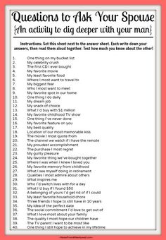 Questions To Ask Your Spouse, Basic Questions, Idle Game, Marriage Relationship, Marriage Tips, 1st Anniversary, Night Ideas, Happy Marriage, Dating Quotes