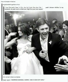 a bride and groom walking through a crowd of people at their wedding reception in black and white