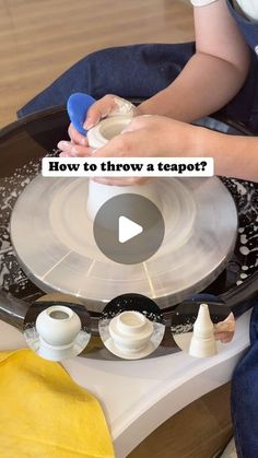 Meet Ceramics on Instagram: "How to throw a teapot? #meetceramics #ceramics #ceramictools  #ceramicart #handbuilding #wheelthrowing #pottery #potters #australianceramicartist #australianpotter #ceramilicious #mudtools #teapot #throwteapot #teapots #teapotmaker #mudtoolsponges #mudtoolsrib" Recovering Perfectionist, Pottery Throwing, Pottery Lessons, Pottery Platter, Ceramic Tools, Pottery Form, Earthenware Pottery, Pottery Videos, Ceramic Platters