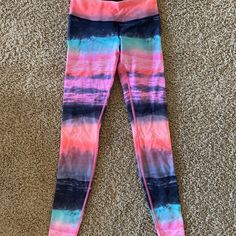 Beautiful Sunset Lululemon Wunder Under Pants. Size 4. Luon Fabric. Comes From Pet And Smoke Free Home. Never Worn Without Tags Pink Full-length Activewear For Gym, Pink Full Length Activewear For Gym, Pink Full-length Yoga Pants For Sports, Multicolor Athleisure Pants For Gym, Sporty Full-length Pink Yoga Pants, Sporty Full Length Pink Yoga Pants, Pink Full Length Yoga Pants For Sports, Pink Full Length Yoga Pants For Workout, Pink Go-dry Yoga Pants For Training