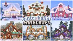 the winter buildings in minecraft