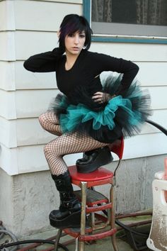 Goth Dancing, Bachelorette Tutu, Peacock Tutu, Goth Skirt, Long Tutu, Jazz Costumes, Tulle Tutu Skirt, Black Bridal, Roller Derby