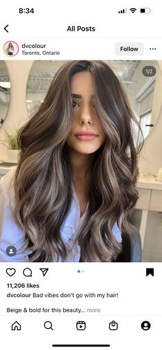 High Dimension Brunette, Dimensional Ashy Brunette, Cool Tone Dimensional Brunette, Earthy Brunette Hair, Teasy Lights Brunette, Hide Greys, Dimensional Brunette