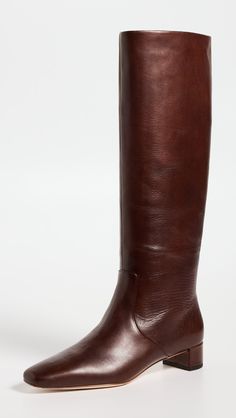 Fast Free Shipping & Free Returns on Loeffler Randall Indy Low Heel Tall Boots at Shopbop. Shop new arrivals from Loeffler Randall at Shopbop.com Low Heel Outfit, Heel Tall Boots, Women Office Outfits, Low Heel Flats, Pointed Boots, Low Heel Boots, Heel Caps, Loeffler Randall, Perfect Shoes