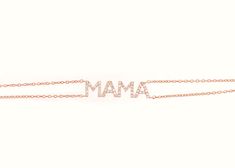 Personalize this bracelet with MAMA, a name, a word or initials to wear the special meaning close to you. Choose from two to eight diamond pavé block letters on a timeless cable chain. The double chains will make sure that it stays put on your wrist so you can wear it alone or layer it with others. DIAMONDS Approximately .15 ct. - .40 ct. depending on the quantity of letters, round 1mm, G/H, SIMETAL Solid 14k GoldLENGTH Adjustable 6-7"LETTERS 2-8 total letters, all capital, 6mm Luxury Diamond Bracelet With Cable Chain As Gift, Luxury Cable Chain Diamond Bracelet Gift, Double Chain, Gold Letters, Block Lettering, Personalized Bracelets, Oxidized Sterling Silver, Solid Metal, Gold Filled Jewelry