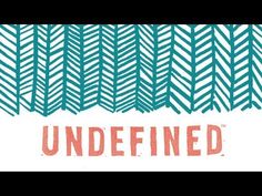 the word undefined written in red and teal ink on a white background