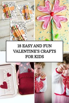 valentine's crafts for kids to make