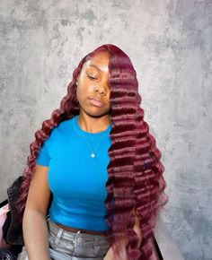 Hair Tea, Long Hair Wigs, Crimped Hair, Dyed Hair Inspiration, Braided Hairstyles For Teens, Hair Techniques, Human Virgin Hair