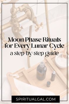 the moon phase rituals for every lunar cycle is an easy step - by - step guide