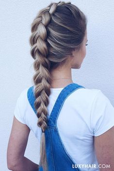 Hairstyle Tutorials, French Braid Hairstyles, School Hairstyles, Back To School Hairstyles, Dirty Blonde, Spring Hairstyles, Braid Hairstyles, Summer Hair