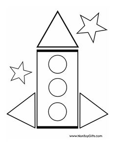 a black and white drawing of a rocket with stars