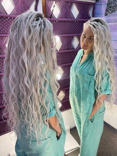 Platinum Locs, Hairstyles Dreadlocks, Denim Wedding Dresses, Boho Curls, Blonde Dreadlocks, Blonde Body Wave, Crochet Dreadlocks, Dreadlock Styles, Hippie Hair