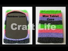 there are three different types of crochet on this page, one is black and the other is multicolored