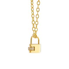 Syna Lock Charm Pendant - Jo Latham Universal Symbols, Bouquet Charms, Small Bouquet, Yellow Gold Chain, Drop Pendant, Star Pendant, Charm Earrings, Link Chain, Ring Necklace