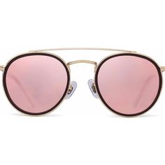 Jim Halo Small Polarized Round Sunglasses For Women Vintage Double Bridge Frame Modern Pink Anti-reflective Aviator Sunglasses, Adjustable Pink Sunglasses For Beach, Rose Gold Tinted Sunglasses For Summer, Modern Rose Gold Sunglasses For Summer, Modern Pink Sunglasses For Beach, Modern Pink Aviator Sunglasses With Uv Protection, Summer Rose Gold Tinted Sunglasses, Modern Rose Gold Summer Sunglasses, Rose Gold Polarized Sunglasses For Summer