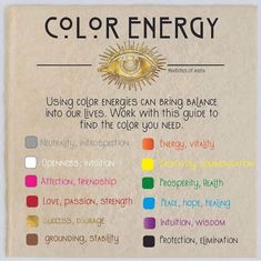 Color Magick, Bullet Journal Mental Health, Color Therapy Healing, Psychic Development Learning, Color Energy, Spiritual Psychology, Color Healing, Human Design System, New Moon Rituals