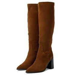 Fall Suede Boots With Overlays, Brown Suede Workwear Boots, Brown Suede Boots For Work, Shipping Services, Tall Boots, Elevate Your Style, Cognac, Athletic Shoes, Leather Upper