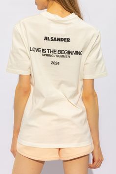 100% Cotton Jill Sander, Jil Sander Shoes, White Crewneck, Sneaker Wedge, Jeans Jumpsuit, 로고 디자인, Yoga Wear, Jil Sander, Bridal Shoes