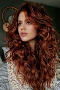 Irish Red Hair, Deep Red Hair, Red Hair Trends, Amber Hair, Shades Of Red Hair, Natural Red Hair, Red Curly Hair