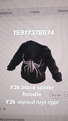 the spider - man hoodie is on sale for $ 2, 797 / 788