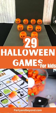 halloween games for kids to play on the table