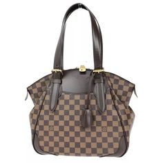 (Good Condition ) Sku ( Kj270 Jk3 ) Details Brand Louis Vuitton Style Shoulder Bag Color / Material Brown/Damier Ebene Leather Country Of Manufacture France Serial Number Vi4100 Dimension Size ( Inch ) W 11.8 X H 11.4 X D 6.7 " (Approx.) Size ( Cm ) W 30 X H 29 X D 17 Cm (Approx.) Handle Drop ( Inch /Cm ) 0 "/ 0 Cm (Approx.) Shoulder Drop ( Inch /Cm ) 7.9 - 9.8 "/ 20 - 25 Cm(Approx.) Come With ( Accessories) Padlock(No.314),Key*2,Keybell Pockets Outside - Inside Open*2 Example Of Ranks S New,Unu Louis Vuitton Verona Mm, Monogram Canvas Satchel Shoulder Bag For Office, Monogram Canvas Satchel For Office, Office Monogram Canvas Satchel Shoulder Bag, Office Shoulder Bag With Monogram Canvas And Removable Pouch, Office Shoulder Bag In Monogram Canvas With Removable Pouch, Office Shoulder Bag With Removable Pouch In Monogram Canvas, Business Satchel With Branded Monogram Canvas, Business Bag With Branded Hardware In Signature Coated Canvas