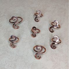 Double Spiral Ring Inspired by Spiral Designs From the - Etsy Trendy Cheap Spiral Jewelry, Cheap Trendy Spiral Jewelry, Double Spiral Ring, Spiral Ring, Bypass Ring, 12 Gauge, Spiral Design, Bronze Age, Ancient Cultures