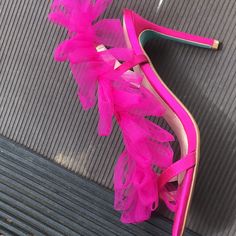 Worn Once Nice Fuchsia Color Nice New In Box5.5 Inch Heels..Comes With Box Extra Heel Taps Heel Taps, Heel Tap, Betsey Johnson Shoes, Fuchsia Color, Betsy Johnson, Shoes Color, 5 Inch Heels, Betsey Johnson, Shoes Women Heels