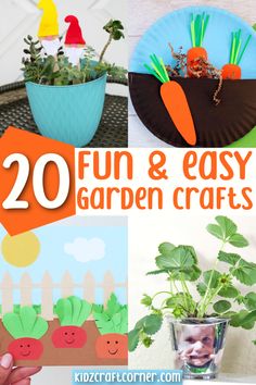 20 fun and easy garden crafts for kids