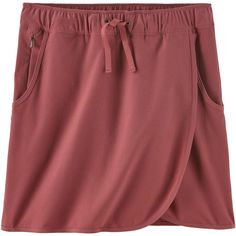 Patagonia Fleetwith Skort Women's (Past Season) Skort Styling, Bike Commuting, Summer Bike, Womens Skorts, Fibre And Fabric, Polyester Spandex Fabric, Commuter Bike, Spandex Shorts, Patagonia Womens