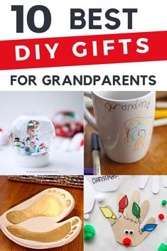 the top 10 best diy gifts for grandparents to make with their kids this holiday season