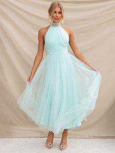 Bridesmaid Dresses Pastel, Dresses Pastel, Mesh Turtleneck, Dresses Sewing, Classic Turtleneck, Robes D'occasion, Blue Zone, Dresses Formal Elegant, Turtleneck Dress