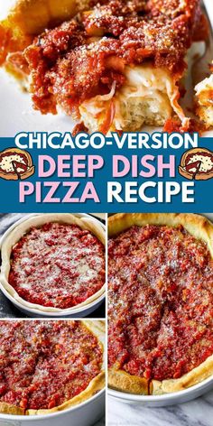 chicago version deep dish pizza recipe