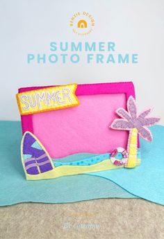 this is an image of a summer photo frame