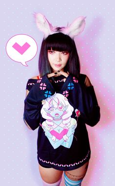 Alternative Style Anime Print Top For Cosplay, Alternative Anime Print Top For Cosplay, Kawaii Horror Outfits, Black Anime Print Top For Cosplay, Anime Print Tops For Cosplay Events, Anime Print Tops For Cosplay, Menhera Kei Fashion, Nerdy Style, Kawaii Goth T Shirts