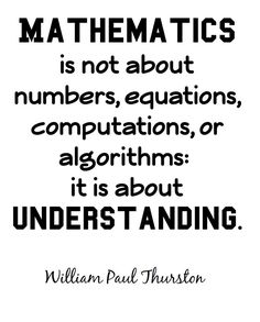 a quote from william paul hurst about math