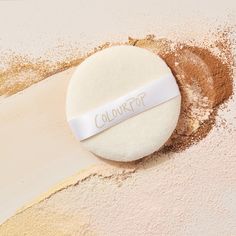 Powder Puff swiping product Sunless Tanning Lotion, Colourpop Makeup, Gradual Tan, Blending Sponge, Tan Face, Beauty Products Photography, Body Powder, Tanning Lotion, No Filter