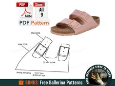 🔥 Get more than 38 sewing shoes patterns +new patterns monthly with Whole Shop Bundle: 👉 https://www.etsy.com/listing/1692898986 Video Tutorial how to print and how to obtain the patterns : https://youtu.be/I3XWHdbdzxc Video Tutorial how to cut leather:  https://youtu.be/ie8RsXjD9o0 Ready to print real dimension Digital Patterns PDF - Women Sandals - Shoes all 9 Sizes - Leather Shoe Patterns - PDF Sewing Shoes - Sandals Templates - DIY Sandals :  EUR 34-42 / US 4-10 / UK 2-8  » WHAT YOU RECEIV Shoe Patterns, Sewing Shoes, Diy Sandals, Digital Patterns, Shoe Pattern, Le Lot, Women Sandals, Printable Patterns, Digital Pattern