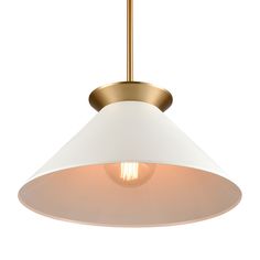 a white and gold colored light fixture