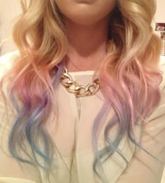 Dip dye your hair with all the colours of the rainbow - Sugarscape.com Pink And Blue Tips Hair, Blue Dip Dye Hair, Purple Dip Dye, Popular Images, Colored Hair Tips, Rainbow Hair Color