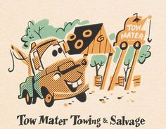 tow mater towing and salvage logo