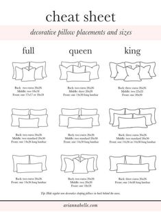 the instructions for how to make a pillow